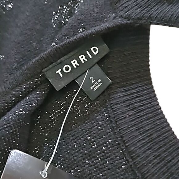 Torrid Black Mini Jacquard Bodycon Dress NWT Sizes: 2XL, 3XL - Picture 7 of 15